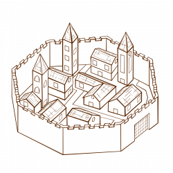 Clipart - RPG map symbols City 2