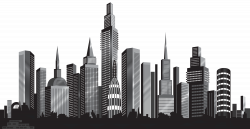Cityscape Silhouette PNG Clip Art Image | Gallery Yopriceville ...