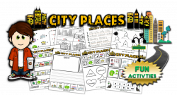 City Places - Activities, Games, and Worksheets for kids
