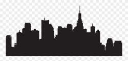 New York City Silhouette Skyline Clipart (#118590) - PinClipart