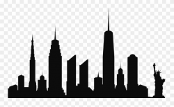 Free Png New York City Skyline Silhouette Png Png Clipart ...