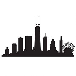 Amazon.com: TCDesignerProducts Chicago City Skyline ...