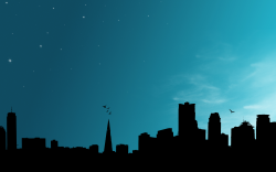 Free City Skyline Silhouette, Download Free Clip Art, Free ...