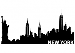 Free New York Skyline Silhouette, Download Free Clip Art ...