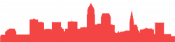 Cleveland Skyline silhouette - Free Vector Silhouettes ...