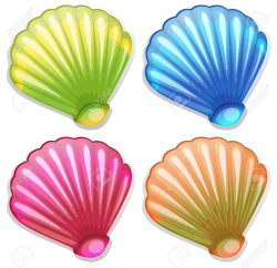 Colorful Seashell Clipart | Seashells in 2019 | Little ...