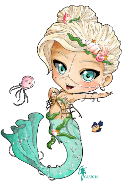 Digital Mermaids PNG's Posers | Mermaid Chibi by oOCrazyKittyOo on ...