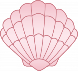Pink Seashell - Free Clip Art