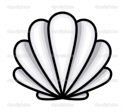 Pics For > Clam Shell Silhouette Vector | Love It | Shell ...