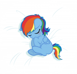 Baby Rainbow Dash -sleeping- by Godoffury on DeviantArt