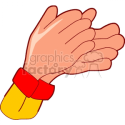 Clapping hands clipart. Royalty-free clipart # 157995