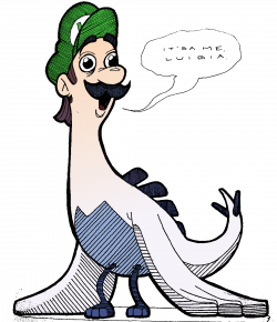 Luigia by JarredSellers with color! https://i.redd.it/e9bvich6pycz ...