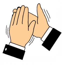Clapping Hands (transparent B/g) Clip Art at Clker.com ...