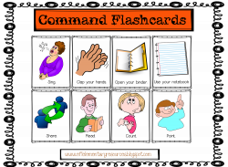 ESL Classroom Commands flashcards | ESL Board | Pinterest ...