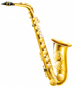 Transparent Saxophone PNG Clipart | Gallery Yopriceville - High ...