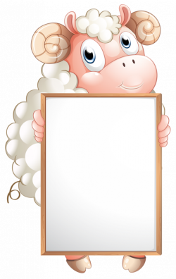 Sheep clipart blank - Pencil and in color sheep clipart blank