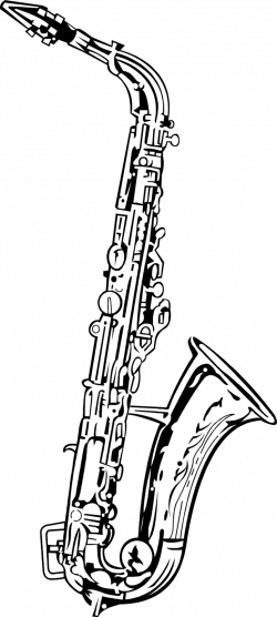 Alto saxophone Drawing Tenor saxophone Clip art - Saxophone 768*1710 ...
