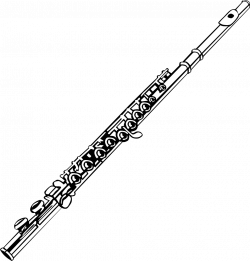 OnlineLabels Clip Art - Flute