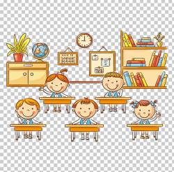Student Cartoon Classroom Lesson PNG, Clipart, Area, Attend ...