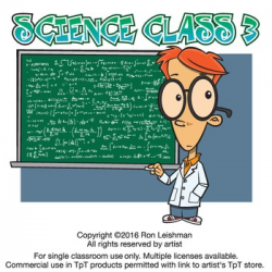 Science Class Cartoon Clipart Vol. 3