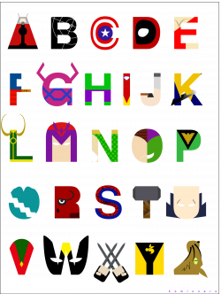 Marvel Alphabet by kamionero.deviantart.com on @deviantART | Lego ...
