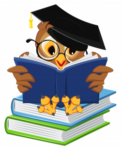 Owl with School Books PNG Clipart Picture | Gallery Yopriceville ...