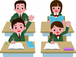 Student Royalty-free Class Clip art - Hands up students 1000*750 ...