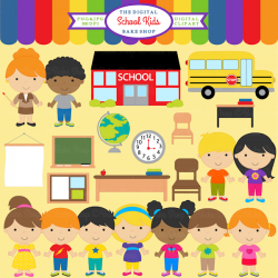 School Kids Clipart - cute clipart for the classroom ...