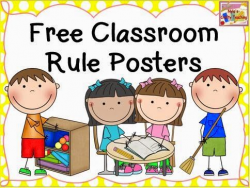 Preschool Classroom Rules Clip Art Free | work | Chevron ...