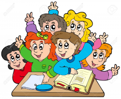 Students In A Classroom Clipart | Free download best ...