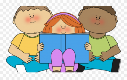 Buddy Class Reading - Children Reading Their Work Clipart ...