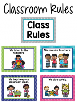 Pre-K Classroom Rules - PreKinders