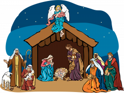 nativity-scene-clip-art-3.jpg (3300×2504) | Merry CHRISTmas ...
