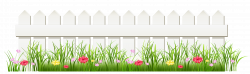 Transparent White Fence with Grass PNG Clipart | DIY projects to try ...