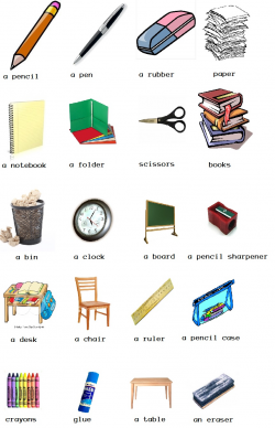 Classroom Object Cliparts - Cliparts Zone