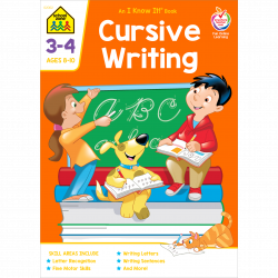 Cursive Writing 3-4 Workbook Shows Kids Proper Cursive Writing ...