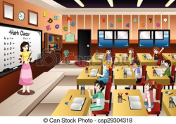 28+ Collection of Teacher And Students In Classroom Clipart | High ...