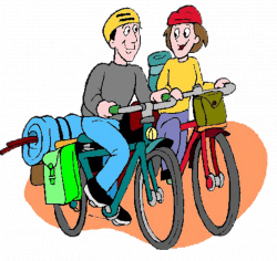 Kids camping clipart