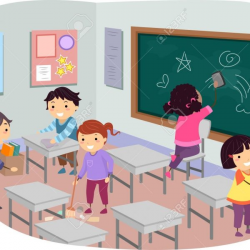 Clipart Teachers Cleaning Classroom with regard to Kids ...