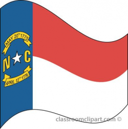 State Flags North Carolina Flag Waving Classroom Clipart ...