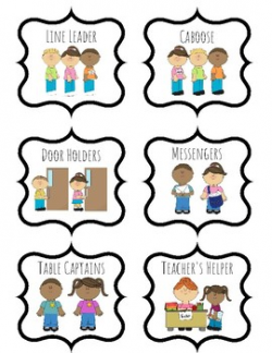 Classroom Job Clipart Worksheets & Teaching Resources | TpT