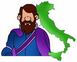 Explorers Clip Art by Phillip Martin, John Cabot and Map of Italy