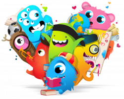 Monster clipart group monster - Pencil and in color monster clipart ...