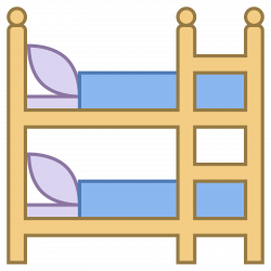 Bunk Bed Icon - free download, PNG and vector