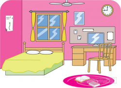 48 Clean Bedroom Clip Art, Kids Cleaning Bedroom Clipart ...
