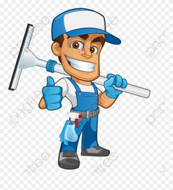 A Man Carrying - Window Cleaning Clip Art - Png Download ...