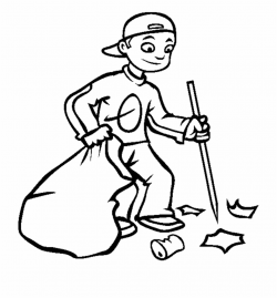 Garbage Drawing Cleanliness - Clean Clipart Black And White ...