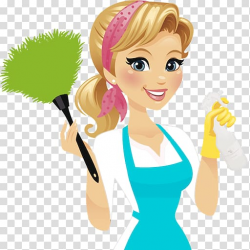 Woman holding bottle illustration, Cleaner Maid service ...