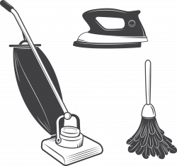 Vacuum cleaner Cleaning Mop Clip art - Vacuum cleaner mop iron 2116 ...