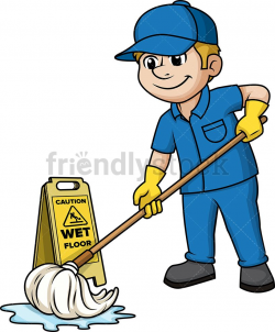 Man Mopping The Floor | teacher appreciation | Clip art ...